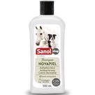 Shampoo Peróxido de Benzoila para Cachorro, Gato, Cavalo, Bactericida Seborreico Novapiel Sanol 500ml