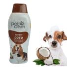 Shampoo PetClean Coco Banho e Tosa Cães Cachorros Gatos Pet 700ml