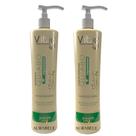 Shampoo Quiabo 1 litro e Condicionador Quiabo 1 litro Vitiss Combate pontas duplas e fortalece fios Shampoo Quiabo 1 litro e Condicionador Quiabo 1 litro Vitiss Combate pontas duplas e fortalece fios