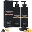 Shampoo Root Activator, crescimento de cabelo, anti-queda de cabelo, 2 unidades