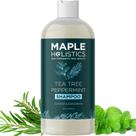 Shampoo Rosemary Tea Tree Mint Shampoo clareador para acúmulo e flocos com óleo de hortelã de limpeza profunda e óleo essencial de melaleuca para tratamento de couro cabeludo seco Sem parabenos e sulfatos (16 onças)