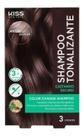 Shampoo Tonalizante Castanho Escuro Kiss New York
