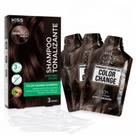 Shampoo Tonalizante Kiss New York Color Change Castanho Escuro