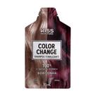 Shampoo Tonalizante Kiss New York Color Change Cor Borgonha com 3 Unidades Shampoo Tonalizante Kiss New York Color Change Cor Borgonha com 3 Unidades