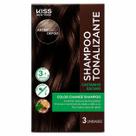 Shampoo Tonalizante Kiss NY - Castanho Escuro