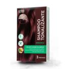 Shampoo tonalizante vegano com rapida coloração borgonha kny