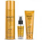 Shampoo Trivitt 1l + Leave-in + Reparador De Pontas 30ml