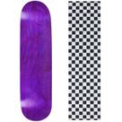 Shape de Skate Moose 8.0" Roxo Xadrez Grip