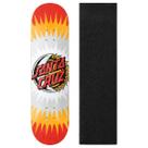 Shape Santa Cruz Powerlyte 8.25 Marfim Original Skate Cor:Vermelho+AmareloTamanho:ÚnicoGênero:Homem