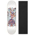 Shape Skate Santa Cruz Powerlyte 8.0 Profissional Cor:Branco+RoxoTamanho:ÚnicoGênero:Homem