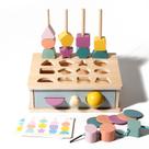 Shape Sorting Toy Treehole multifuncional para crianças 3 em 1 Shape Sorting Toy Treehole multifuncional para crianças 3 em 1