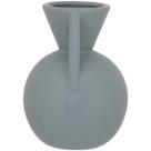 SHAPE VASO 17x10x10cm CERÂMICA CINZA