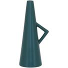 Shape Vaso 25X10X9Cm Cerâmica Verde