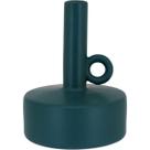 SHAPE VASO DECORATIVO ENFEITE CASA 18x14x14cm CERÂMICA VERDE