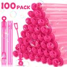 Shappy 100 unidades de varinhas de bolhas mini rosa 10,6 cm Shappy 100 unidades de varinhas de bolhas mini rosa 10,6 cm