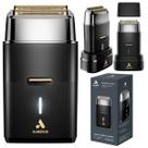 Shaver Andis Profoil Plus II TS-3 Barbeador Profissional Sem Fio 9.000 RPM Folhas Gold Titanium Lançamento Andis