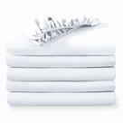 Sheet Bare Home Fitted Bone, pacote com 5 unidades ultramacias