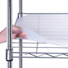 Shelf Liner BRIAN & DANY Wire 18x36cm, impermeável, conjunto de 5