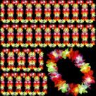 Sherr, 24 peças, LED, leis de flores havaianas, 100 cm Light Up