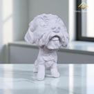 Shih Tzu em Gesso 22 Cm Escultura Artesanal para Decoração Pet VÁRIAS VARIEDADES Shih Tzu em Gesso 22 Cm Escultura Artesanal para Decoração Pet VÁRIAS VARIEDADES