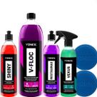 Shiny Brilho Shampoo V-Floc Restaurax Vexus Aplicador Vonixx
