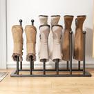 Shoe Rack Pickpiff Free Standing Metal Boot Organizer Black