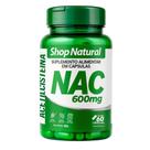 ShopNatural NAC 600 mg Alta Pureza 60 Cápsulas Fórmula Nutricional Avançada