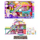 Shopping Center Polly Pocket Mattel 3 Andares com mais de 35 Acessórios