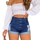 Short 4 botões azul Marinho