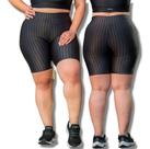 Short Academia 3D Cirrê Vinil Tamanho Especial do 42 ao 60 Plus Size