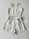 Short Alfaiataria Branco TAM p