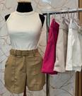 Short alfaiataria com sinto Short alfaiataria com sinto