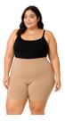 Short Anagua Segunda Pele Feminino Plus Size Cintura Alta Bermuda Para Usar Com Saia E Vestido
