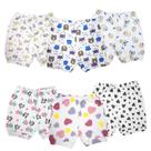 Short Bebê Estampado Com Punho Enxoval Verão Bebê Fresquinho
