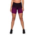 Short Bermuda Feminina Poliamida Suplex Degradê Cintura Alta Compressão Moda Fitness Academia Treino