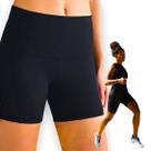 Short Bermuda Leg Legging Fitness Cintura Alta Treino 153