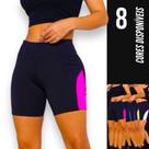 Short Bermuda Leg Legging REDINHA Suplex Fitness Academia Feminino 664
