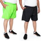 Short Bermuda Masculina Plus Size Tactel Short Kit 2