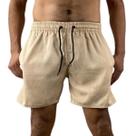 short bermuda masculino em LINHO PREMIUM com 2 bolsos lateral bem conforto