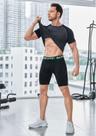 Short Bermuda Térmica De Compressão Fitness Academia Musculação Treino Masculino