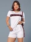 Short Branco com Elástico Personalizado PitBull Jeans 89969 COR:BRANCOTAMANHO:40