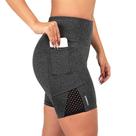 Short C/ Bolso Para Corrida Suplex Tela Cinza Mescla