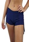 Short Calcinha com Franzido nas Laterais Azul Marinho
