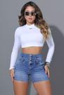 Short Cintura Perfeita Pit Bull Jeans Refinada e Estilo Empina Bumbum Ref: 87260