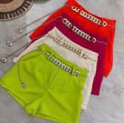 Short com cinto