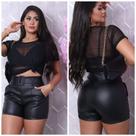 Short com cinto