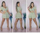 Short com cropped Veste super bem