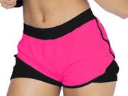 Short corrida feminino esportivo rosa - one sport Short corrida feminino esportivo rosa - one sport
