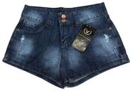 Short curto de Jeans Vilejack Rasgada Cós Médio Short curto de Jeans Vilejack Rasgada Cós Médio