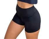 Short Curto Liso em Poliamida com Elastano